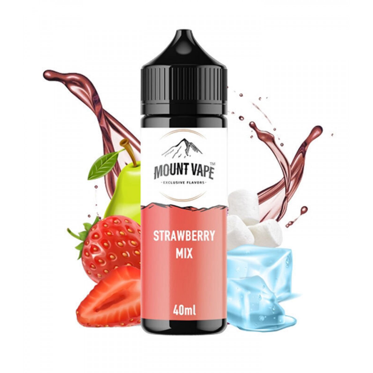 MOUNT VAPE STRAWBERRY MIX 40ML/120ML FLAVORSHOT
